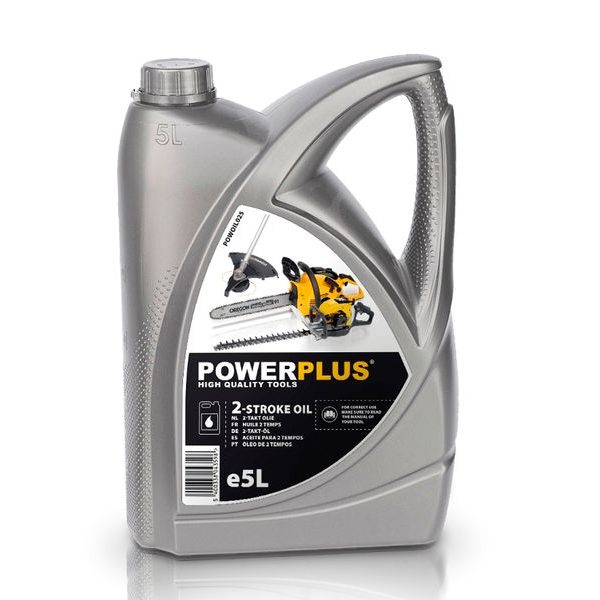 POWERPLUS POWOIL025 OLEJ DO 2-TAKTNÍCH MOTORŮ 5L - PRO DVOUTAKTNÍ MOTORY{% if zbozi.kategorie.adresa_nazvy[0] != zbozi.kategorie.nazev %} - PŘÍSLUŠENSTVÍ{% endif %}