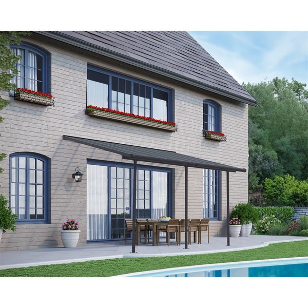 PALRAM - CANOPIA CAPRI 4200 ANTRACIT 3 X 4,25 HLINÍKOVÁ (MONTOVANÁ) PERGOLA - PERGOLY{% if zbozi.kategorie.adresa_nazvy[0] != zbozi.kategorie.nazev %} - DŮM A DOMÁCNOST, ELEKTRO..{% endif %}