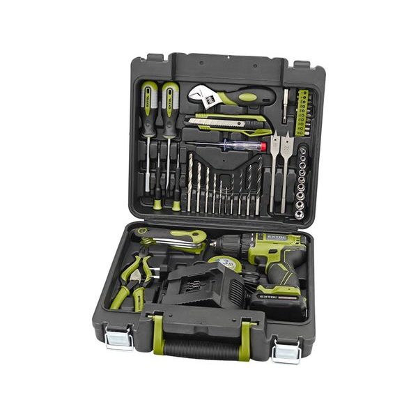 EXTOL CRAFT VRTACÍ ŠROUBOVÁK AKU, BRUSHLESS, 12V LI-ION S NÁŘADÍM, SADA 46KS, 422801 - AKU ŠROUBOVÁK 12 V{% if zbozi.kategorie.adresa_nazvy[0] != zbozi.kategorie.nazev %} - AKU NÁŘADÍ{% endif %}
