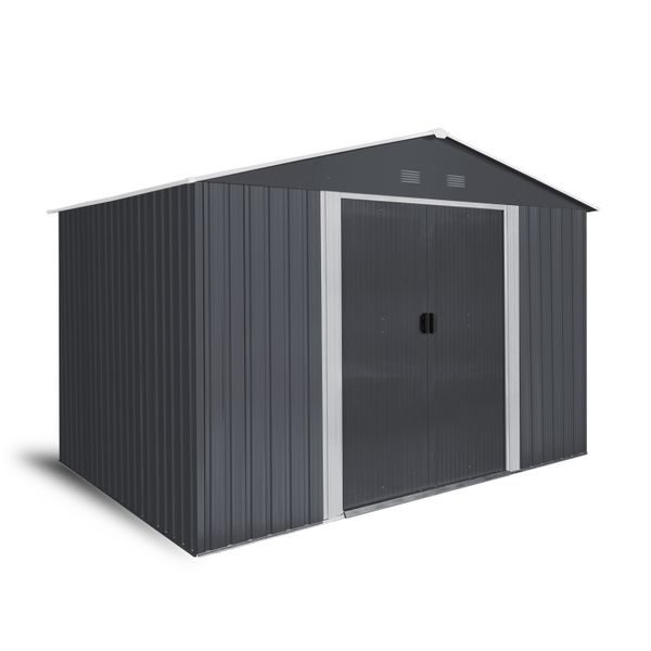 RIWALL PRO RMSA 8X10 ANTHRACITE ZAHRADNÍ DOMEK KOVOVÝ 3 X 2,4 M SE SEDLOVOU STŘECHOU ANTRACIT - ZAHRADNÍ DOMKY{% if zbozi.kategorie.adresa_nazvy[0] != zbozi.kategorie.nazev %} - DŮM A DOMÁCNOST, ELEKTRO..{% endif %}