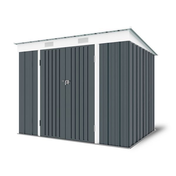 RIWALL PRO RMSP 6X8 ANTHRACITE ZAHRADNÍ DOMEK KOVOVÝ 2,4 X 1,8 M S PULTOVOU STŘECHOU ANTRACIT - ZAHRADNÍ DOMKY{% if zbozi.kategorie.adresa_nazvy[0] != zbozi.kategorie.nazev %} - DŮM A DOMÁCNOST, ELEKTRO..{% endif %}