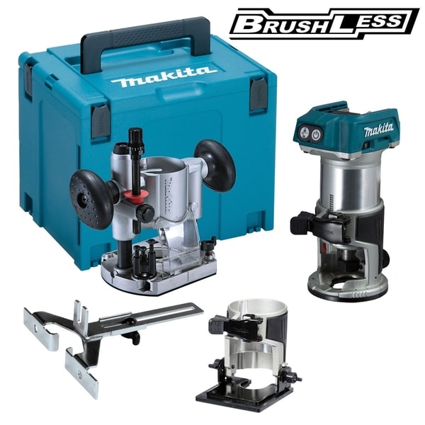 MAKITA DRT50ZJX2 - AKU KOMBINOVANÁ FRÉZKA S PŘÍSLUŠENSTVÍM LI-ION LXT 18V, BEZ AKU Z - AKU FRÉZKY{% if zbozi.kategorie.adresa_nazvy[0] != zbozi.kategorie.nazev %} - AKU NÁŘADÍ{% endif %}