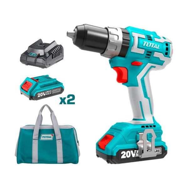 TOTAL VRTACÍ ŠROUBOVÁK AKU S PŘÍKLEPEM, 20V LI-ION, BRUSHLESS, 2000MAH, INDUSTRIAL, TIDLI20608 - ZNAČKA TOTAL{% if zbozi.kategorie.adresa_nazvy[0] != zbozi.kategorie.nazev %} - ELEKTRICKÉ NÁŘADÍ{% endif %}