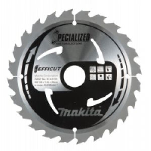 MAKITA B-64191 - KOTOUČ PILOVÝ DŘEVO EFFICUT 190X1.45X30MM 24Z = OLD B-64185 - POKOSOVÉ PILY{% if zbozi.kategorie.adresa_nazvy[0] != zbozi.kategorie.nazev %} - MAKITA-SHOP{% endif %}