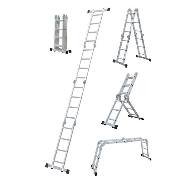 ŽEBŘÍK HLINÍKOVÝ MULTIFUNKČNÍ SKLÁDACÍ 1X14 460CM PLA4.460 PROCRAFT | PLA4.460 PROCRAFT - ŽEBŘÍKY, SCHŮDKY, LEŠENÍ{% if zbozi.kategorie.adresa_nazvy[0] != zbozi.kategorie.nazev %} - DÍLNA A GARÁŽ{% endif %}