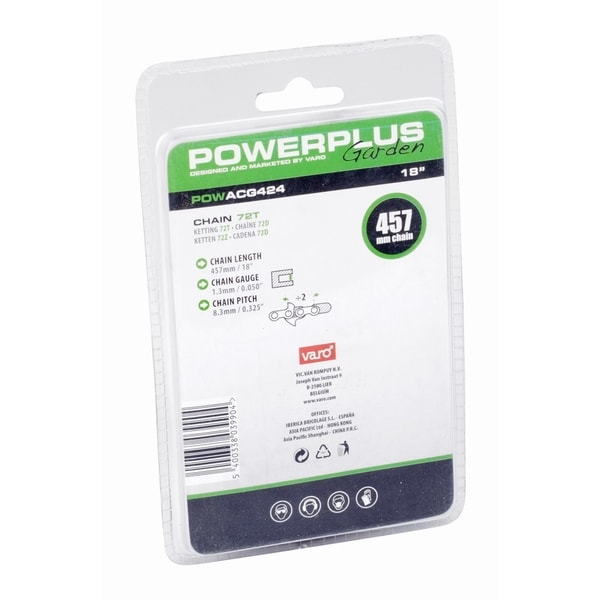 POWERPLUS POWACG424 PILOVÝ ŘETĚZ 18" (450) - 72T - POW - ŘETĚZY - ŘETĚZOVÉ PILY{% if zbozi.kategorie.adresa_nazvy[0] != zbozi.kategorie.nazev %} - ZAHRADA{% endif %}