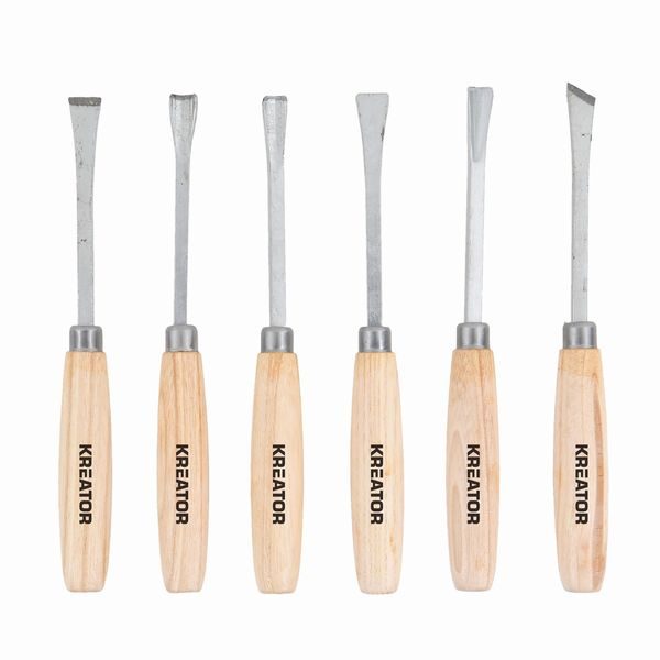 KREATOR KRTH23203 MINI ŘEZBÁŘSKÉ NOŽÍKY / DLÁTA 6KS - DLÁTA{% if zbozi.kategorie.adresa_nazvy[0] != zbozi.kategorie.nazev %} - RUČNÍ NÁŘADÍ{% endif %}