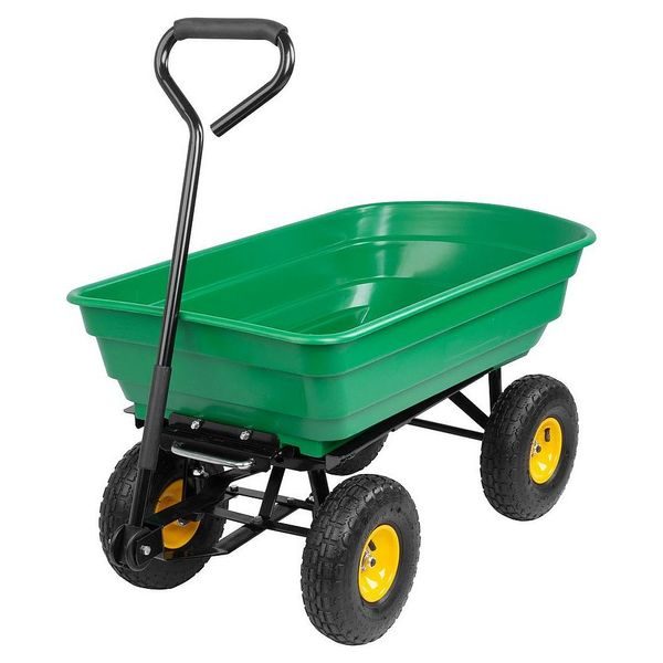 VOZÍK VÝKLOPNÝ, NOSNOST 250KG, 75L, 930X505X510/895MM - RUDLÍKY, VOZÍKY{% if zbozi.kategorie.adresa_nazvy[0] != zbozi.kategorie.nazev %} - DÍLNA A GARÁŽ{% endif %}