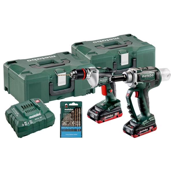 METABO NP 18 LTX BL 5.0 + BE 18 LTX 6 - AKU SADY{% if zbozi.kategorie.adresa_nazvy[0] != zbozi.kategorie.nazev %} - AKU NÁŘADÍ{% endif %}