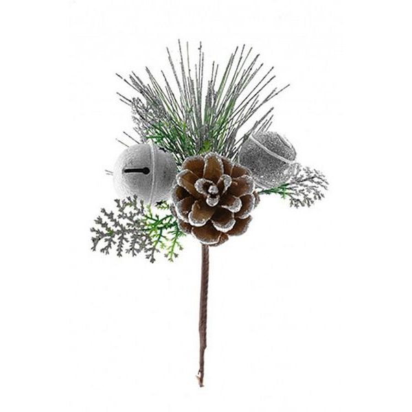 VĚTVIČKA MAGICHOME S ROLNIČKOU, STŘÍBRNÁ, 20CM - VÁNOČNÍ DEKORACE{% if zbozi.kategorie.adresa_nazvy[0] != zbozi.kategorie.nazev %} - DŮM A DOMÁCNOST, ELEKTRO..{% endif %}