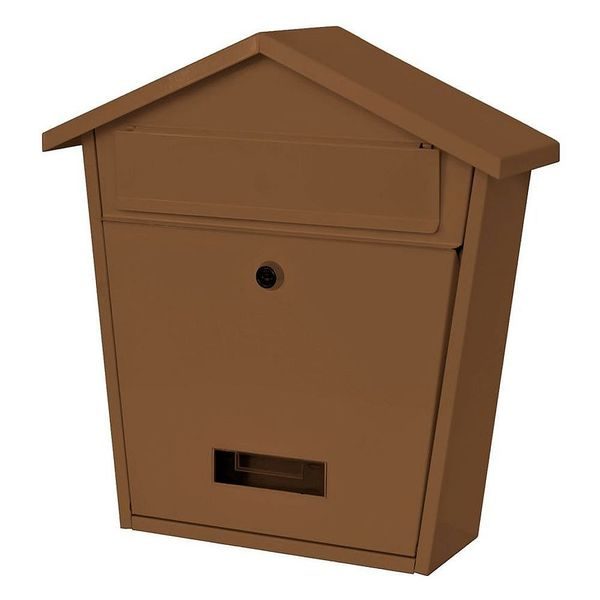POŠTOVNÍ SCHRÁNKA MODERN H HNĚDÁ, 37X37X14CM - POŠTOVNÍ SCHRÁNKY{% if zbozi.kategorie.adresa_nazvy[0] != zbozi.kategorie.nazev %} - DŮM A DOMÁCNOST, ELEKTRO..{% endif %}