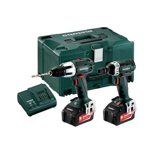 METABO SB 18 LT + SSW 18 LTX 200 - COMBO SET 2.1.4 18 V - METALOC III - PŘÍKLEPOVÝ ŠROUBOVÁK 18V - 20V{% if zbozi.kategorie.adresa_nazvy[0] != zbozi.kategorie.nazev %} - AKU NÁŘADÍ{% endif %}