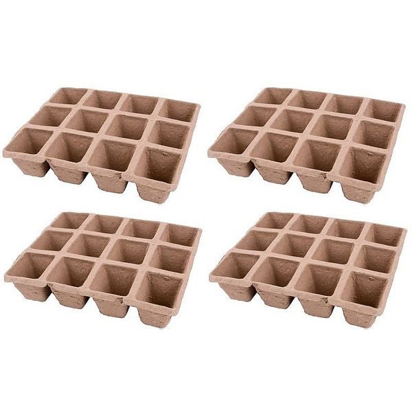 SADBOVAČ PAPÍROVÝ 12 SAZENIC HERRISON, 21X17X4,5CM, 4KS - PAŘENIŠTĚ A SADBOVAČE{% if zbozi.kategorie.adresa_nazvy[0] != zbozi.kategorie.nazev %} - ZAHRADA{% endif %}