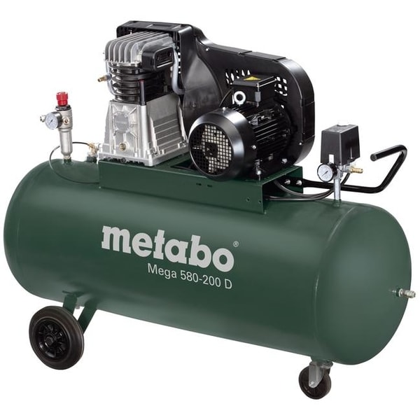 METABO MEGA 580-200 D  2/19 - OLEJOVÉ KOMPRESORY{% if zbozi.kategorie.adresa_nazvy[0] != zbozi.kategorie.nazev %} - PNEU NÁŘADÍ{% endif %}