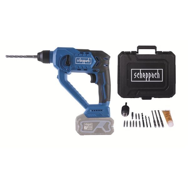 SCHEPPACH C-RHD130-X AKU 20 V IXES VRTACÍ KLADIVO SDS PLUS 3V1 S PŘÍKLEPEM, KUFREM A PŘÍSLUŠENSTVÍM (BEZ BATERIE A NABÍJEČKY) - AKU VRTACÍ, SEKACÍ A KOMBINOVANÁ KLADIVA{% if zbozi.kategorie.adresa_nazvy[0] != zbozi.kategorie.nazev %} - AKU NÁŘADÍ{% endif %}