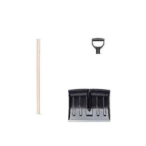 HRABLO NA SNÍH ECO ČERNÉ, 32X41CM, DŘEVĚNÁ NÁSADA - ROZLOŽENÉ - HRABLA A LOPATY NA SNÍH{% if zbozi.kategorie.adresa_nazvy[0] != zbozi.kategorie.nazev %} - RUČNÍ NÁŘADÍ{% endif %}