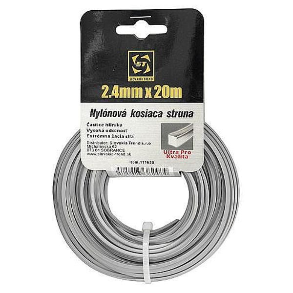 STRUNA ALULON ADQ 2,4MM, 20M, HRANATÁ - 2,4MM{% if zbozi.kategorie.adresa_nazvy[0] != zbozi.kategorie.nazev %} - ZAHRADA{% endif %}