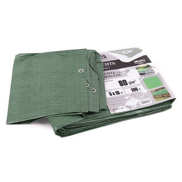 PLACHTA 80G ZELENÁ 6X10M - PLACHTY STANDARD{% if zbozi.kategorie.adresa_nazvy[0] != zbozi.kategorie.nazev %} - DÍLNA A GARÁŽ{% endif %}