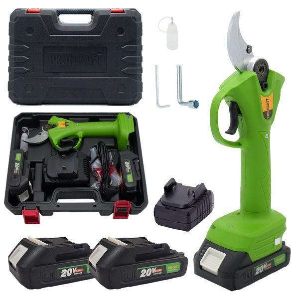 AKU NŮŽKY NA VĚTVE PROCRAFT ES20LI | ES20LI PROCRAFT - NŮŽKY NA VĚTVE{% if zbozi.kategorie.adresa_nazvy[0] != zbozi.kategorie.nazev %} - ZAHRADA{% endif %}