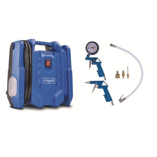 SCHEPPACH AIR FORCE 7 BEZOLEJOVÝ MOBILNÍ KOMPRESOR (230 V) - BEZOLEJOVÉ KOMPRESORY{% if zbozi.kategorie.adresa_nazvy[0] != zbozi.kategorie.nazev %} - PNEU NÁŘADÍ{% endif %}