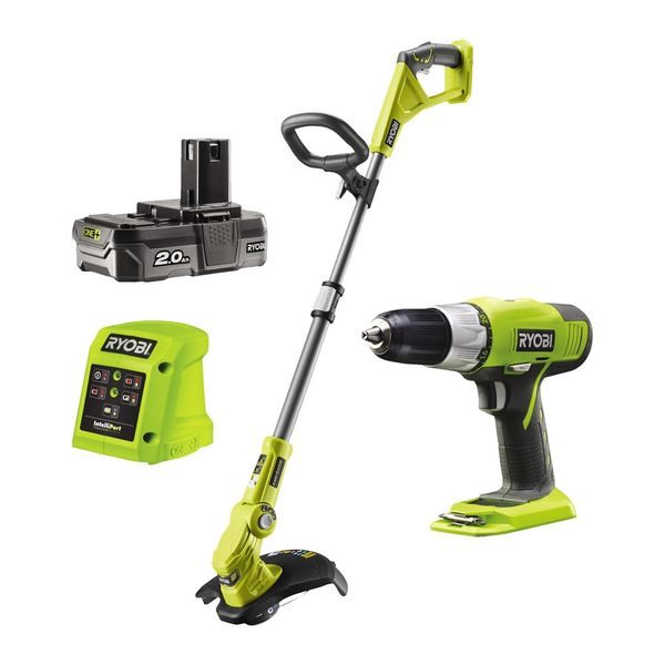 SET AKU STRUNOVÁ SEKAČKA + VRTACÍ SADA RYOBI RLT1832CD3HS, ŠÍŘKA ZÁBĚRU 30 CM, 18V - AKUMULÁTOROVÉ VYŽÍNAČE{% if zbozi.kategorie.adresa_nazvy[0] != zbozi.kategorie.nazev %} - ZAHRADA{% endif %}