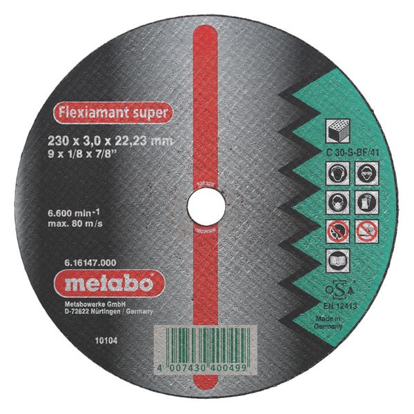 METABO ŘEZNÝ KOTOUČ - KÁMEN 115X2,5X22,2 MM ZAL. /616728000 - PŘÍSLUŠENSTVÍ METABO{% if zbozi.kategorie.adresa_nazvy[0] != zbozi.kategorie.nazev %} - NÁHRADNÍ DÍLY{% endif %}