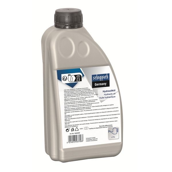 SCHEPPACH HYDRAULICKÝ OLEJ 1L - HYDRAULICKÝ OLEJ DO ŠTÍPAČE{% if zbozi.kategorie.adresa_nazvy[0] != zbozi.kategorie.nazev %} - PŘÍSLUŠENSTVÍ{% endif %}