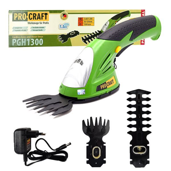 AKU NŮŽKY NA TRÁVU PROCRAFT PGH1300 | PGH1300 PROCRAFT - NŮŽKY NA TRÁVU{% if zbozi.kategorie.adresa_nazvy[0] != zbozi.kategorie.nazev %} - ZAHRADA{% endif %}