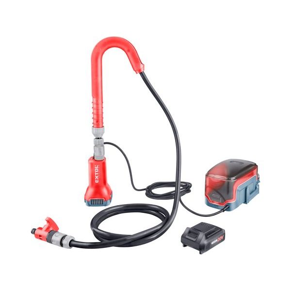 EXTOL PREMIUM ČERPADLO DO SUDU AKU SHARE20V, 2AH, 8891930 - PONORNÁ ČERPADLA{% if zbozi.kategorie.adresa_nazvy[0] != zbozi.kategorie.nazev %} - ZAHRADA{% endif %}