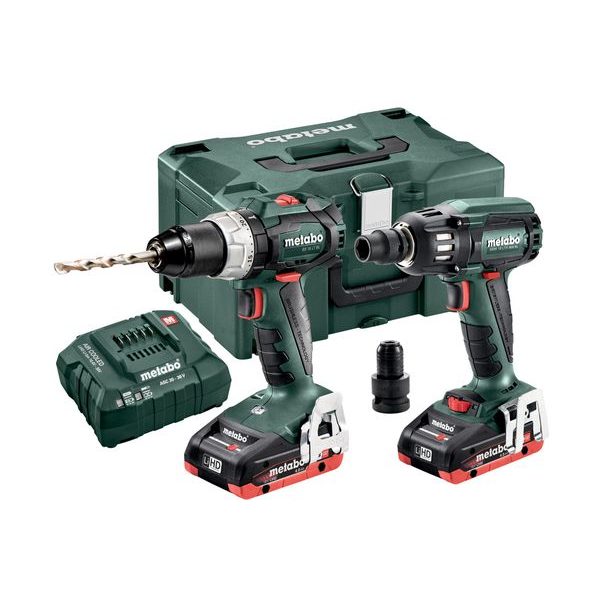 METABO BS 18 LT BL+ SSW 18 LTX 400 BL 2X4,0 AH - AKU SADY{% if zbozi.kategorie.adresa_nazvy[0] != zbozi.kategorie.nazev %} - AKU NÁŘADÍ{% endif %}