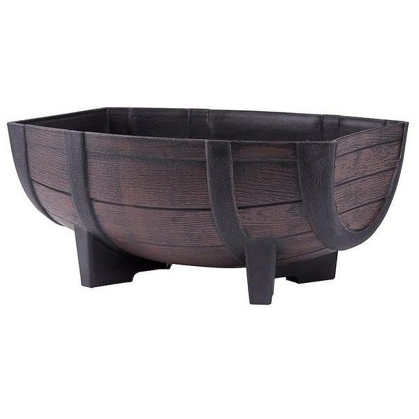 KVĚTINÁČ WOODEFF BAREL TEAK, 29X41X19CM - KVĚTINÁČE{% if zbozi.kategorie.adresa_nazvy[0] != zbozi.kategorie.nazev %} - DŮM A DOMÁCNOST, ELEKTRO..{% endif %}