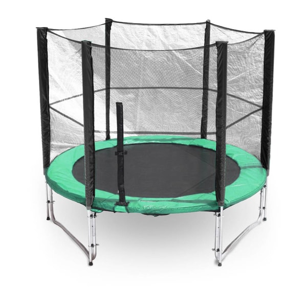 TRAMPOLÍNA S OCHRANNOU SÍTÍ 250CM ZELENÁ - TRAMPOLÍNY{% if zbozi.kategorie.adresa_nazvy[0] != zbozi.kategorie.nazev %} - DŮM A DOMÁCNOST, ELEKTRO..{% endif %}