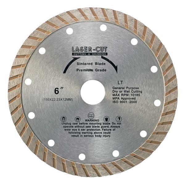 LASER-CUT L00118 DIAMANTOVÝ KOTOUČ CELOOBVODOVÝ 150 X 22,23 X 12MM LT - DIA KOTOUČ 150 MM{% if zbozi.kategorie.adresa_nazvy[0] != zbozi.kategorie.nazev %} - PŘÍSLUŠENSTVÍ{% endif %}