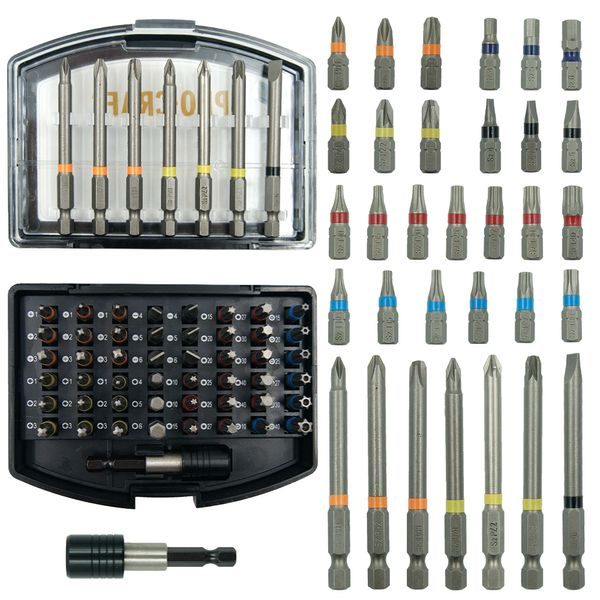 SADA BITŮ PROCRAFT BS-56, OCEL S2 | BS-56 PROCRAFT - BITY ŠESTIHRAN 1/4"{% if zbozi.kategorie.adresa_nazvy[0] != zbozi.kategorie.nazev %} - PŘÍSLUŠENSTVÍ{% endif %}