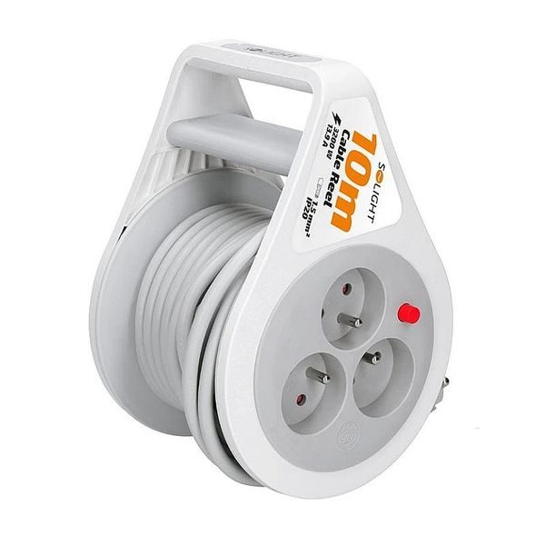 BUBEN VNITŘNÍ 3Z, 10M, 3 X 1,5MM2, 14X12X20,5CM, Ø14CM, ŠEDÝ KABEL - PRODLUŽOVACÍ KABELY{% if zbozi.kategorie.adresa_nazvy[0] != zbozi.kategorie.nazev %} - PŘÍSLUŠENSTVÍ{% endif %}