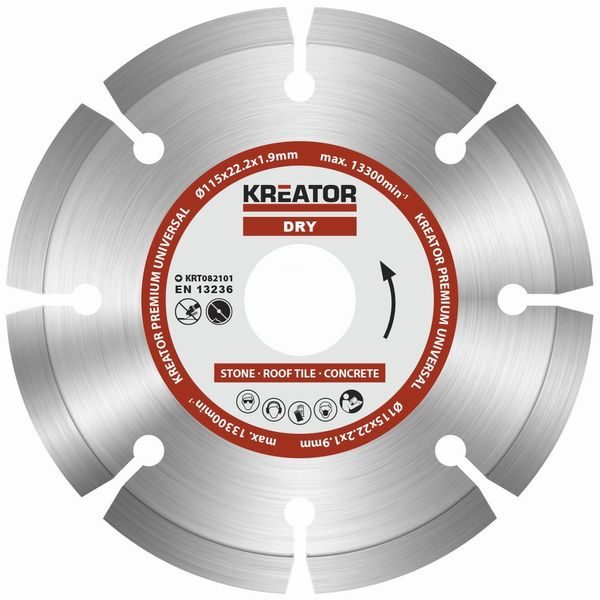 KREATOR KRT082101 DIAMANTOVÝ KOTOUČ SEGMENTOVÝ 115MM PREMIUM - DIAMATOVÉ KOTOUČE - ŘEZNÉ{% if zbozi.kategorie.adresa_nazvy[0] != zbozi.kategorie.nazev %} - PŘÍSLUŠENSTVÍ{% endif %}