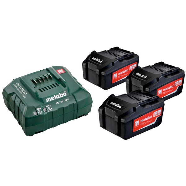 METABO 3 X 5,2 AH, ASC 30-36# - METABO POWER PARTNER{% if zbozi.kategorie.adresa_nazvy[0] != zbozi.kategorie.nazev %} - ELEKTRICKÉ NÁŘADÍ{% endif %}