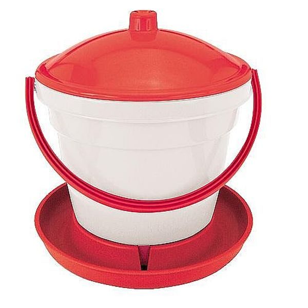 NAPÁJEČKA PLASTOVÁ RAPID CLEAN CHICKENS 360X360MM, 12L - PRO CHOVATELE{% if zbozi.kategorie.adresa_nazvy[0] != zbozi.kategorie.nazev %} - KRMIVA{% endif %}