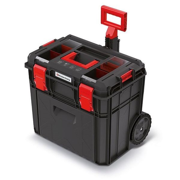 KUFR NA NÁŘADÍ S TRANSP. KOLEČKY A PŘIHRÁDKOU X BLOCK LOG ČERNÝ 546X380X510MM - KUFRY, TAŠKY, ORGANIZÉRY NA NÁŘADÍ{% if zbozi.kategorie.adresa_nazvy[0] != zbozi.kategorie.nazev %} - PŘÍSLUŠENSTVÍ{% endif %}