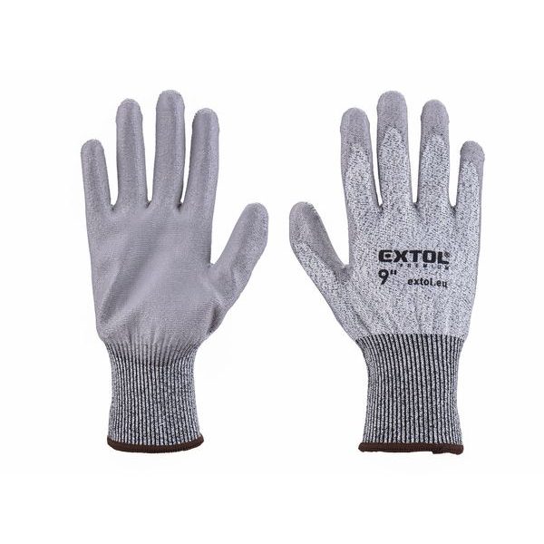 EXTOL PREMIUM RUKAVICE S VYSOKOU ODOLNOSTÍ PROTI PROŘEZU, POLOMÁČENÉ V PU, VELIKOST 9", 8856697 - PRACOVNÍ RUKAVICE{% if zbozi.kategorie.adresa_nazvy[0] != zbozi.kategorie.nazev %} - PŘÍSLUŠENSTVÍ{% endif %}