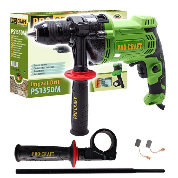 PŘÍKLEPOVÁ VRTAČKA PROCRAFT PS1350M | PS1350M PROCRAFT - PŘÍKLEPOVÉ VRTAČKY{% if zbozi.kategorie.adresa_nazvy[0] != zbozi.kategorie.nazev %} - ELEKTRICKÉ NÁŘADÍ{% endif %}