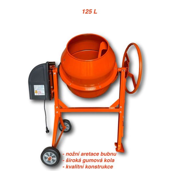 MA-TECH 125L FB MAX - STAVEBNÍ MÍCHAČKA - STAVEBNÍ MÍCHAČKY{% if zbozi.kategorie.adresa_nazvy[0] != zbozi.kategorie.nazev %} - STAVEBNÍ TECHNIKA{% endif %}