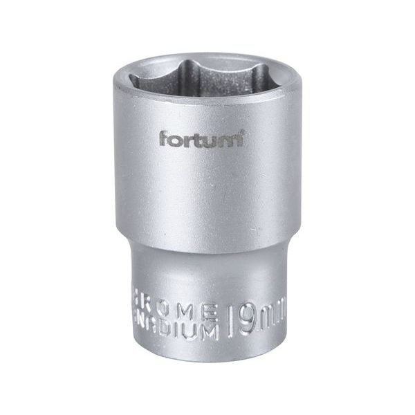 FORTUM HLAVICE NÁSTRČNÁ 1/2", 19MM, L 38MM, 4700419 - NÁSTRČNÉ HLAVICE, OŘECHY{% if zbozi.kategorie.adresa_nazvy[0] != zbozi.kategorie.nazev %} - RUČNÍ NÁŘADÍ{% endif %}