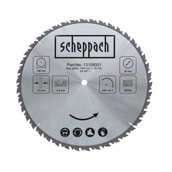 SCHEPPACH PILOVÝ KOTOUČ TCT ( 700 X 30 X 4,5 MM, 42 Z ) PRO HS 720 / HS 730 - PRŮMĚR 400 - 700{% if zbozi.kategorie.adresa_nazvy[0] != zbozi.kategorie.nazev %} - PŘÍSLUŠENSTVÍ{% endif %}