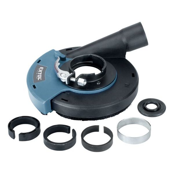EXTOL PREMIUM KRYT ODSÁVACÍ PRO BROUŠENÍ ÚHLOVOU BRUSKOU, O125MM S KARTÁČOVÝM VĚNCEM, 8807020 - PRO ÚHLOVÉ BRUSKY{% if zbozi.kategorie.adresa_nazvy[0] != zbozi.kategorie.nazev %} - PŘÍSLUŠENSTVÍ{% endif %}