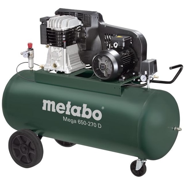 METABO MEGA 650-270 D - OLEJOVÉ KOMPRESORY{% if zbozi.kategorie.adresa_nazvy[0] != zbozi.kategorie.nazev %} - PNEU NÁŘADÍ{% endif %}