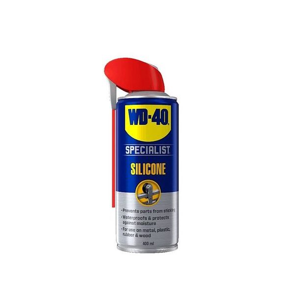 VYSOCE ÚČINNÉ SILIKONOVÉ MAZIVO WD-40 SPECIALIST, 400ML - OLEJE VE SPREJI{% if zbozi.kategorie.adresa_nazvy[0] != zbozi.kategorie.nazev %} - PŘÍSLUŠENSTVÍ{% endif %}