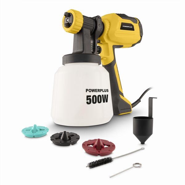 POWERPLUS POWX352 STŘÍKACÍ PISTOLE 500W - STŘÍKACÍ PISTOLE ELEKTRICKÉ{% if zbozi.kategorie.adresa_nazvy[0] != zbozi.kategorie.nazev %} - ELEKTRICKÉ NÁŘADÍ{% endif %}