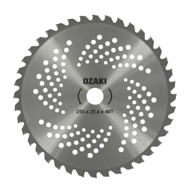 NŮŽ KŘOVINOŘEZU 40 ZUBÝ 255/25,4 TVRDOKOV - ŽACÍ LISTY - NOŽE{% if zbozi.kategorie.adresa_nazvy[0] != zbozi.kategorie.nazev %} - ZAHRADA{% endif %}