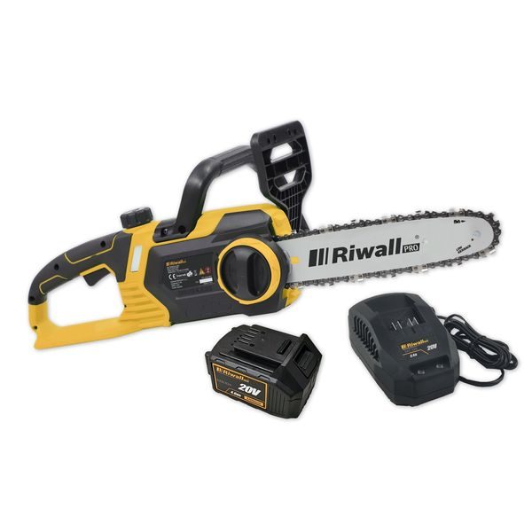 RIWALL PRO RACS 2520I SET AKU ŘETĚZOVÁ PILA 20 V S BEZUHLÍKOVÝM MOTOREM + 4AH BATERIE + NABÍJEČKA - AKU ŘETĚZOVÉ PILY{% if zbozi.kategorie.adresa_nazvy[0] != zbozi.kategorie.nazev %} - ZAHRADA{% endif %}